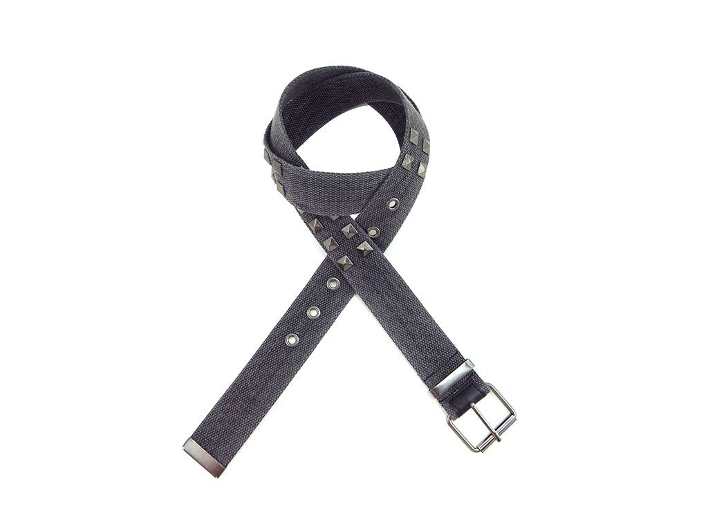 Top Suppliers Top Fashion Accessory - Grey rivet canvas belt long section –  Mia Creative