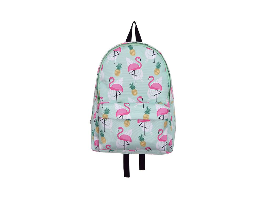 Factory wholesale Scrunchies - Flamingo design back pack – Mia