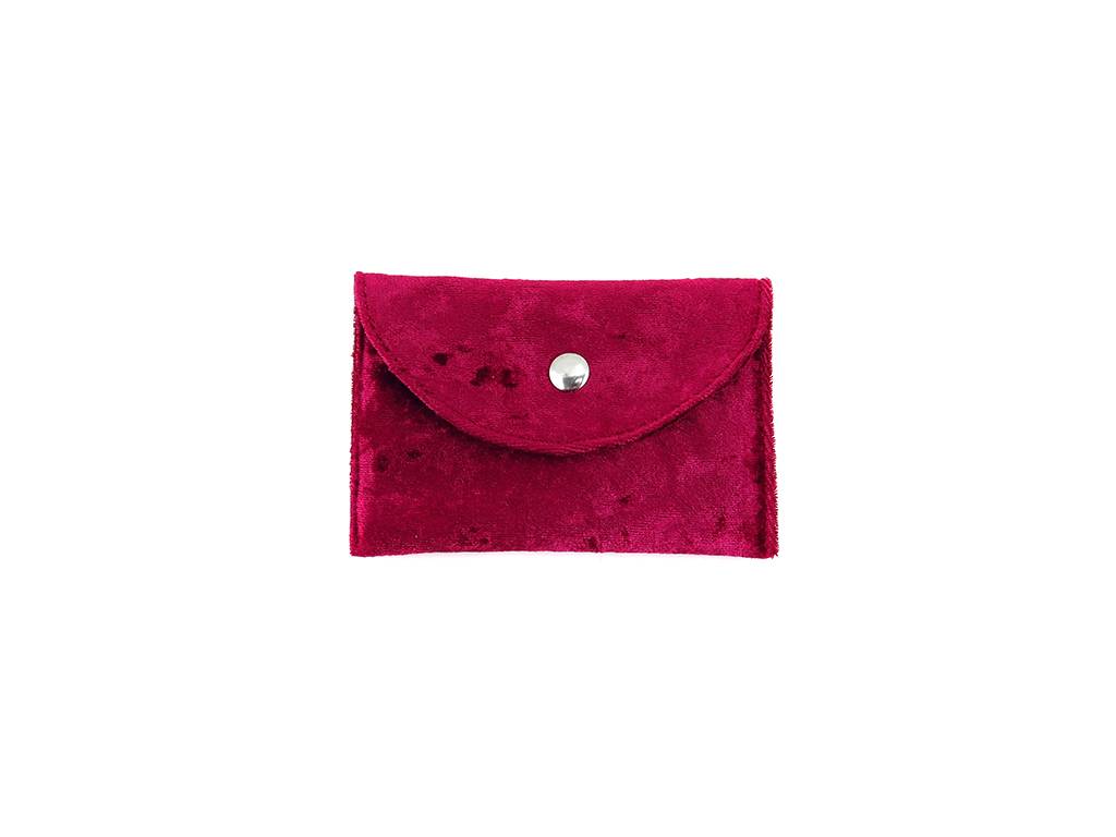 Mini envelope velvet pouch