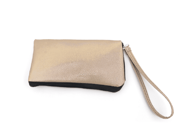 Discount Price Portable Power Banks -  gold phone bag –  Mia Creative