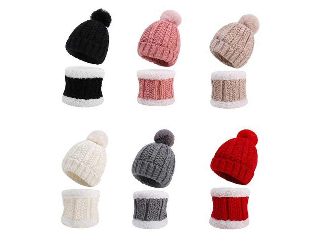 Add velvet and thicken lovely warm children’s knitted hat