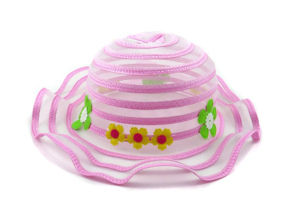 New Arrival China Kids Bangles - kids straw hat in mesh design – Mia