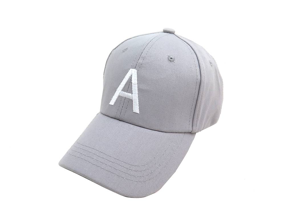 Fast delivery Hair Elastic -  Grey baseball cap with white embroidery letters –  Mia Creative