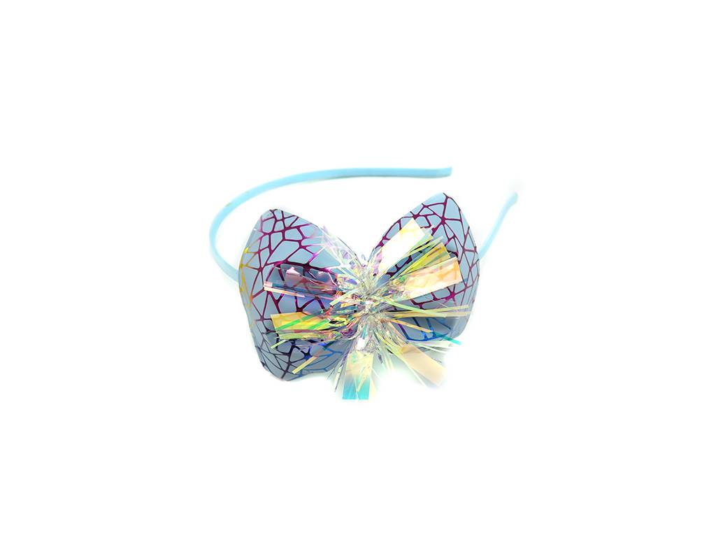 Kid’s hair hoop with iridescent bowknot