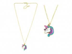 unicorn gold necklace