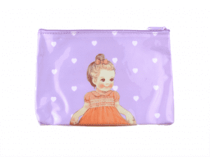 Sweet purple kids’ cosmetic bag