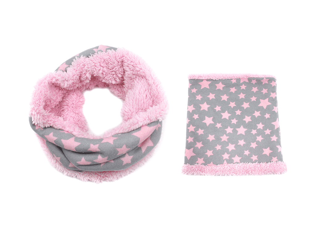 Best quality Kids Cosmetic Bag - KIDS FLUFFY SCARF WITH STAR PRINTING –  Mia Creative