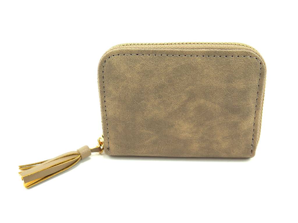 China OEM Straw Hat -  faux leather wallet with tassel puller – Mia