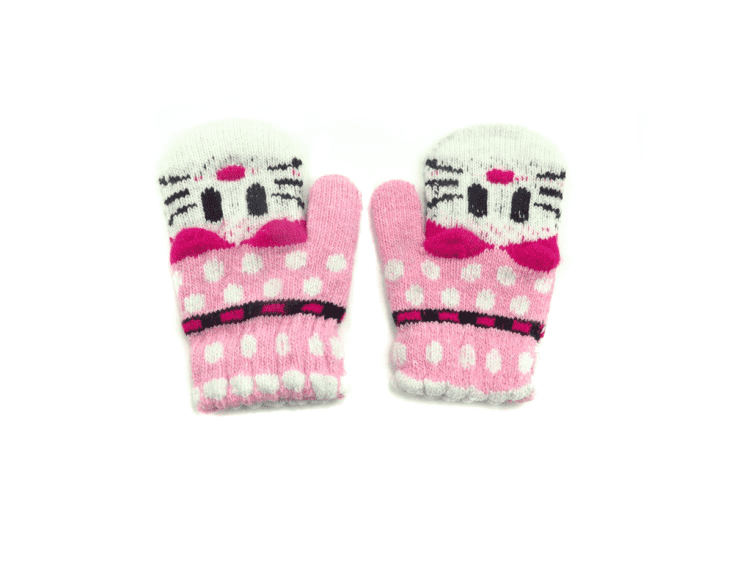 Cheap price Kids Textile - kid’s kitty cute knitted mittens – Mia