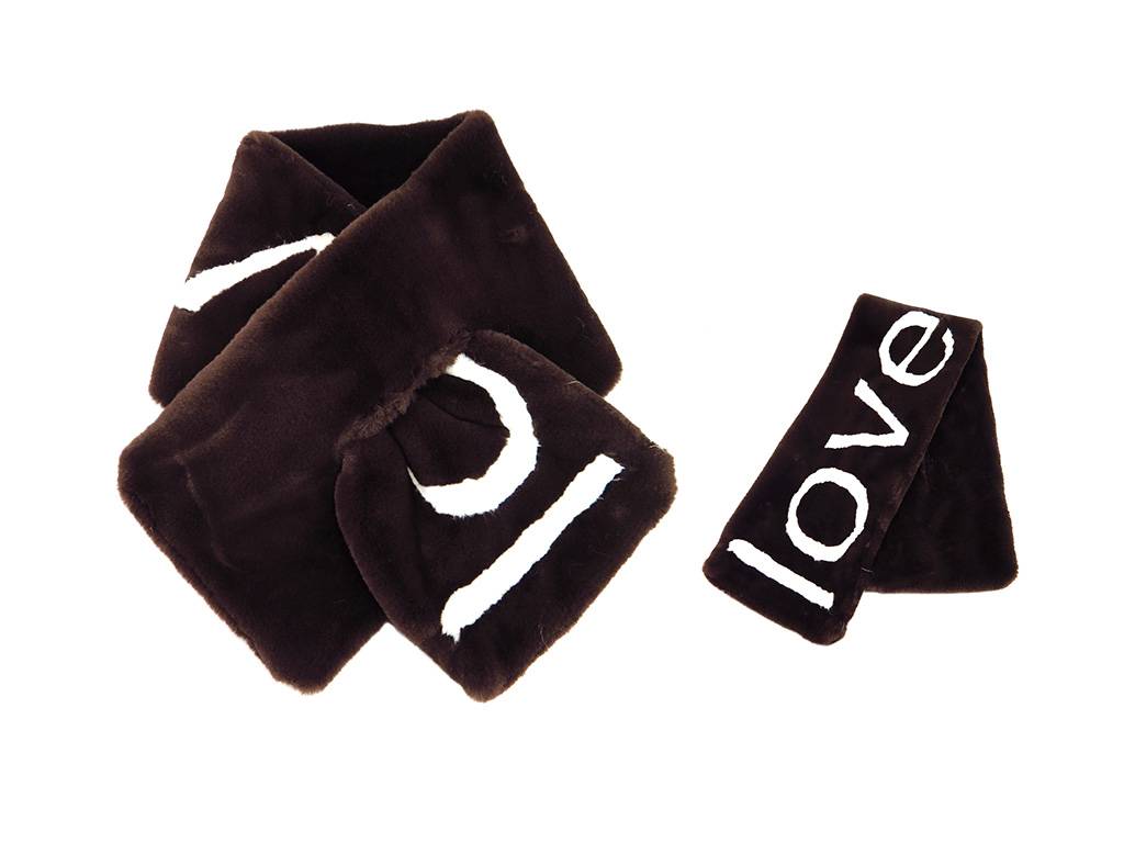 Good Quality Bags - Fashion faux fur winter scarf with letter “love” –  Mia Creative