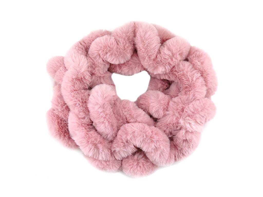 Top Suppliers Top Fashion Accessory - Fashion pastel pink faux fur winter scarf –  Mia Creative