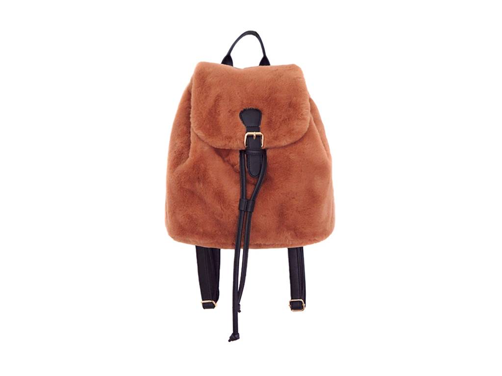 Good quality Backpack - Faux fur Back pack – Mia