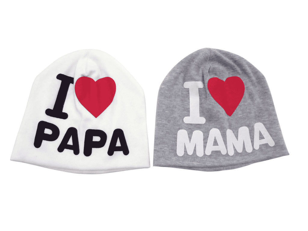 Wholesale Kids Hair Clips - I love PAPA&MAMA kid’s beanie , infant hat – Mia