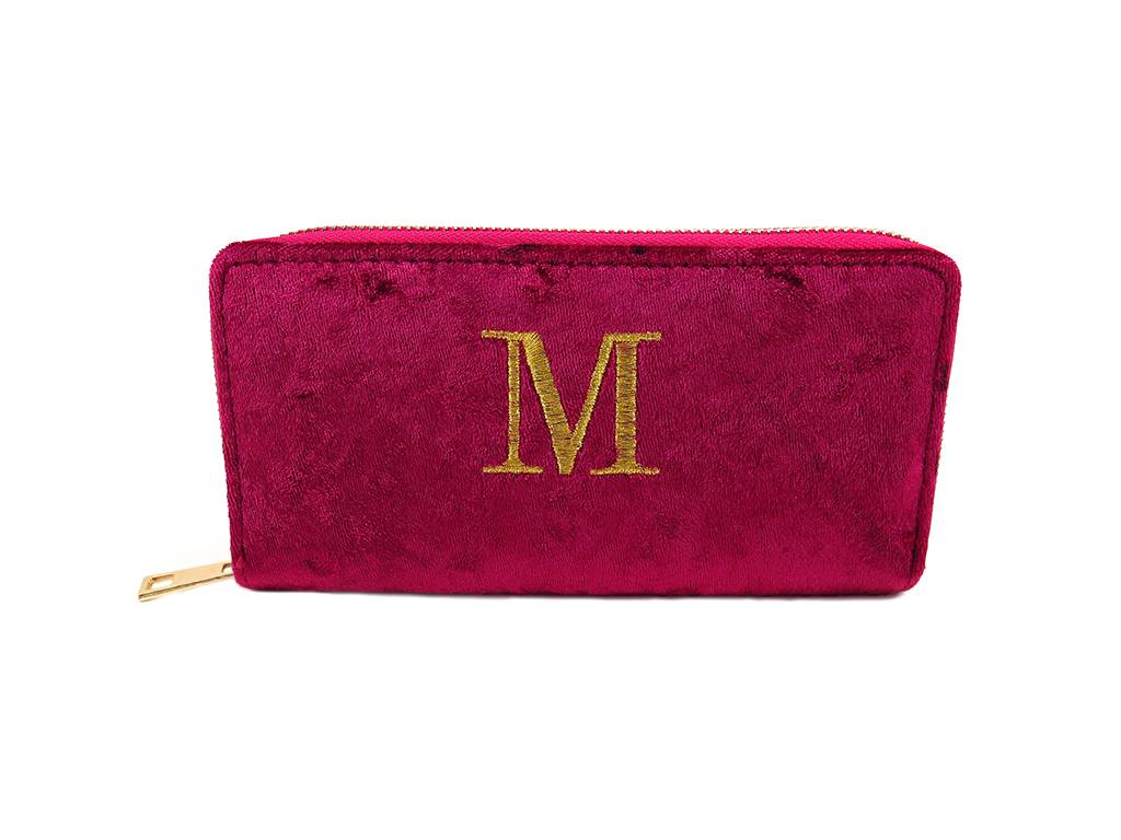 2021 High quality Busket Bag - “M” embroidery velvet lady wallet –  Mia Creative