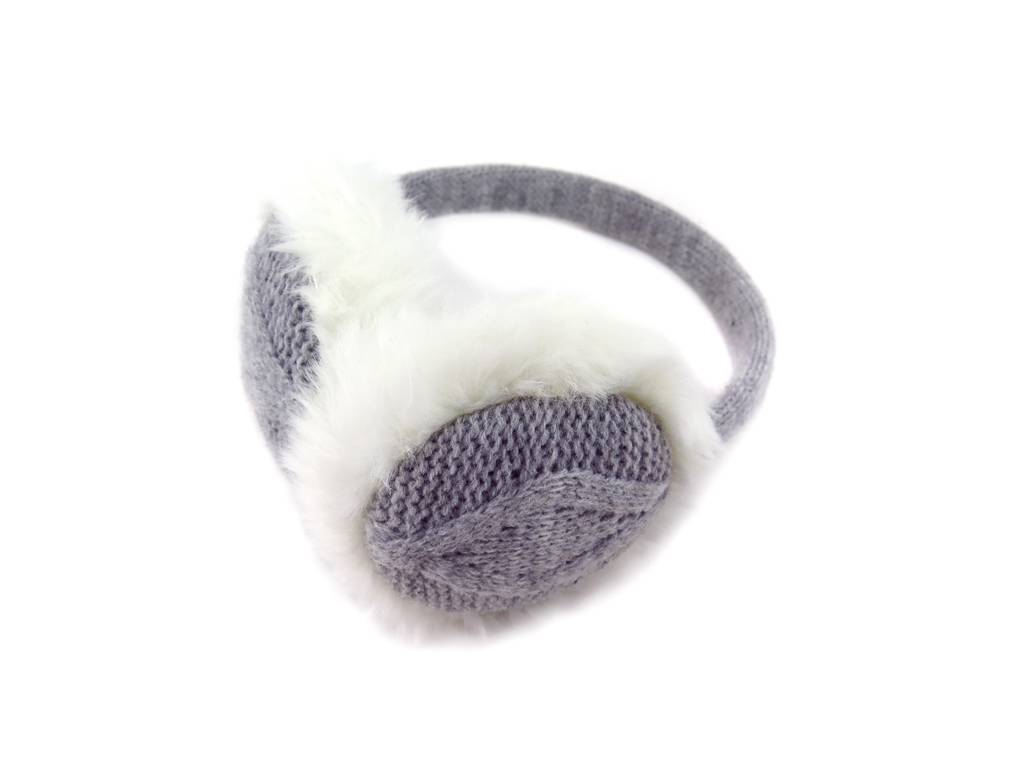 Low price for Hair Ties - women earmuff with white plush and textile part –  Mia Creative