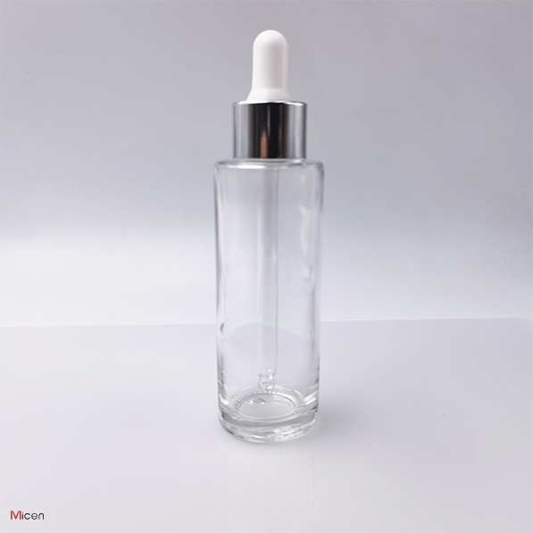 30ml Clear glass thick base bottle with Teat dropper Featured Image