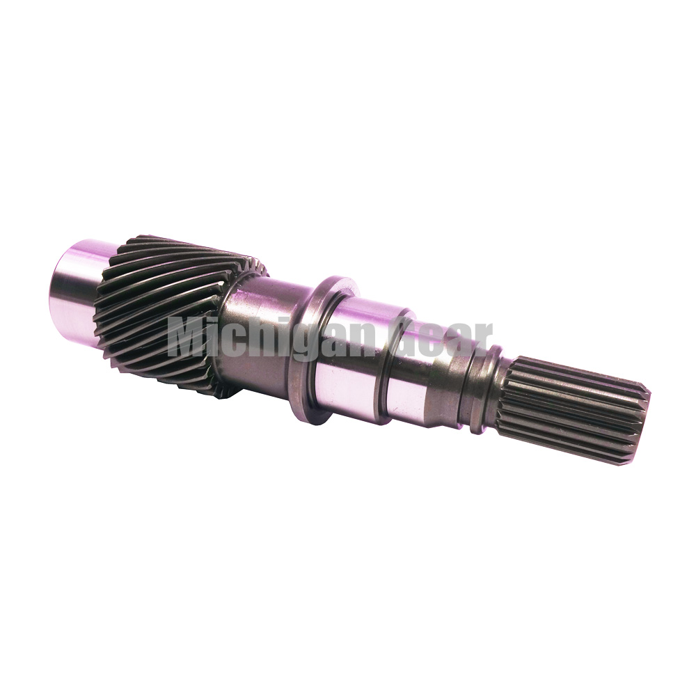 Custom High Precision Helical Gear with Splined Shaft