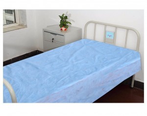 Hotel Medical Products Home Textile Polypropylene Nonwoven Fabric Bed Sheet Set