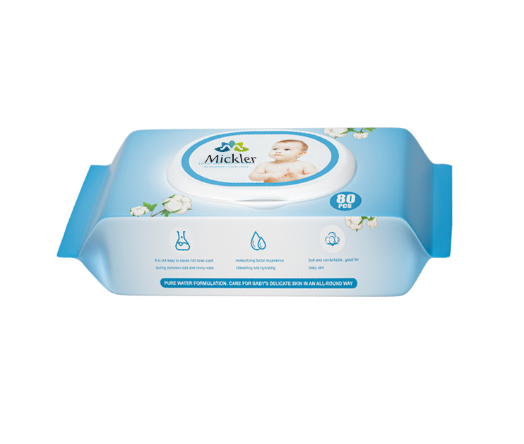 Skin Friendly Soft Organic Biodegradable Flushable Baby Water Wet Wipe2