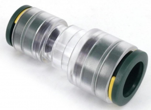 HDPE Fiber Optic Push Fit Reducer Microduct  Connector  Hose Coupling