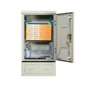 Typ podlahy 96 Core Fiber Optic Cross Connect Cabinet