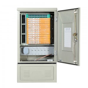 Floor type 144 Core Fiber Distribution Cabinet