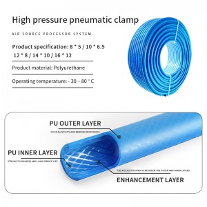 Polyurethane Clamping Yarn Air hose