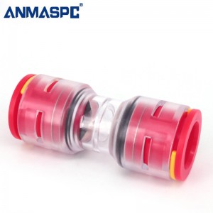HDPE Straight Microduct Connectors Optical Connector foar Air Blow Products