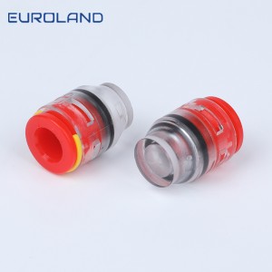 China wholesale 8mm Microduct Straight Connector Supplier –  HDPE Fiber Optic Push Fit Reducer Microduct Fast Connector Pneumatic Hose Coupling  – Oulu