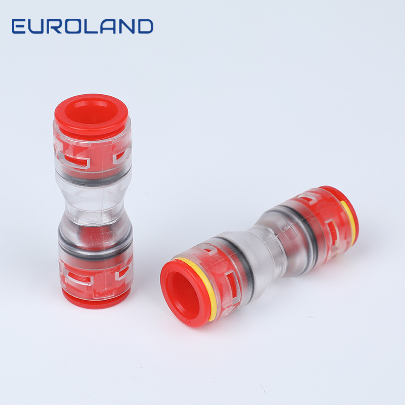 China wholesale Pneumatic Pipe Connector Manufacturer –  China Made 14mm Straight Type Fiber Optic HDPE Micro Duct Connector – Oulu
