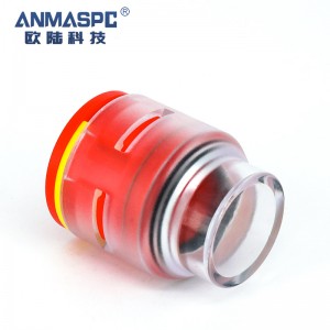 14mm Fiber optic Microduct Connector End Stop end caps pressure coupling tube straight joint