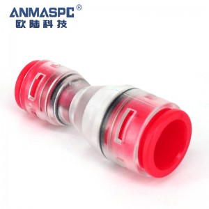 HDPE Fiber Optic Push Fit Reducer Microduct  Connector  Hose Coupling