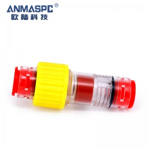 Customize Size Heavy Duty Plastic Micro duct Gasblock water Block Connector for Fiber optic cable Equipment for air blown system