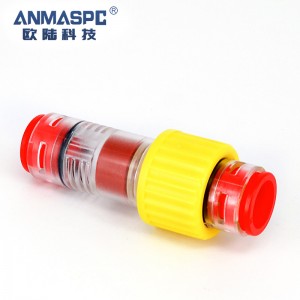 Customize Size Heavy Duty Plastic Micro duct Gasblock water Block Connector for Fiber optic cable Equipment for air blown system