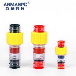 China wholesale Steel Pipe Connectors Manufacturers –  Customize Size Heavy Duty Plastic Micro duct Gasblock water Block Connector for Fiber optic cable Equipment for air blown system –...