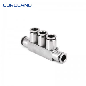 wholesale 316/304 stainless steel Hexagon Female Ferrule Union Tube Fittings Female Connector