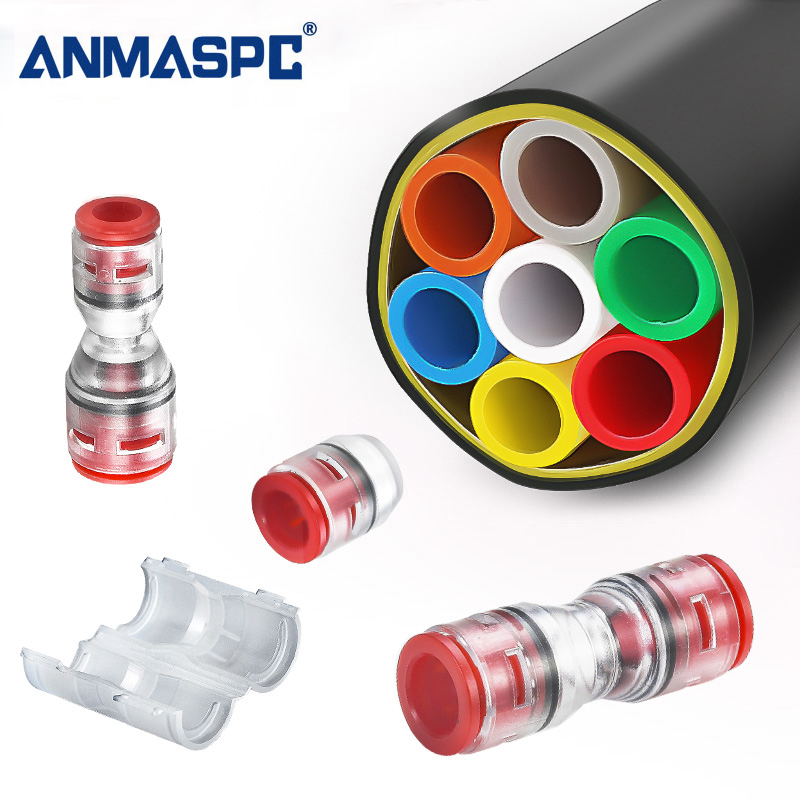 ANMASPC Komunikasi Microtube Lan Cluster Tube Extrusion Line, Mencet "Akselerator" Kanggo Produksi Jaringan Serat Optik