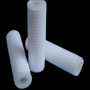 Cartuccia di filtru in nylon plissatu