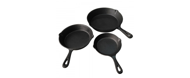 cast iron cookware factory with skillet fry pan