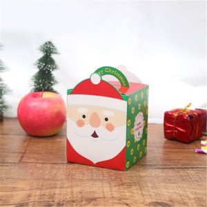 Custom Recyclable Christmas Candy Boxes With Flower Closure
