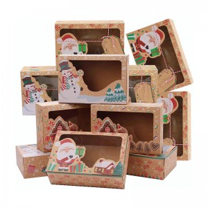 Kraft Packaging Paper Gift Food Boxes With Window