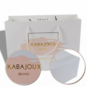 Luxury Custom Cloth Jewelry Shopping Bag With Logo