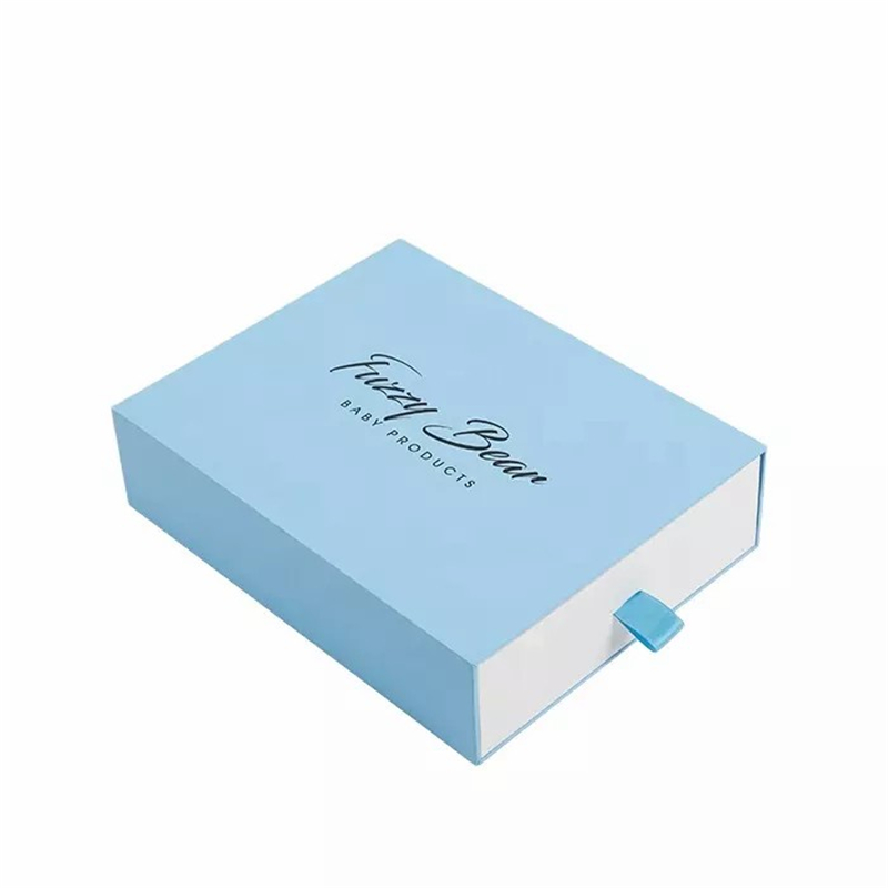Rigid Cardboard Paper Slip Case Jewelry Box 01