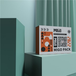 China wholesale Engagement Gift Box Manufacturers - Wedding Dress White Gift Box Flip Lid Promotional Boxes – Migo