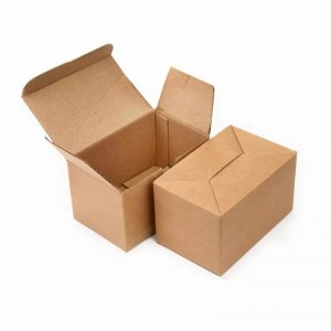 White Cardboard Paper Snap Lock Boxes