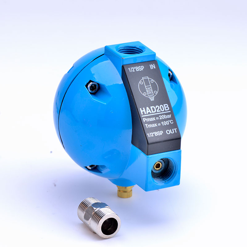 Automatisk avtappningsventil Blå kultimer dräneringsventil för luftkompressor reservdelar för kyld lufttork