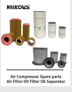 Importa elementi filtranti personalizzati in carta da filtro per compressori d'aria a vite