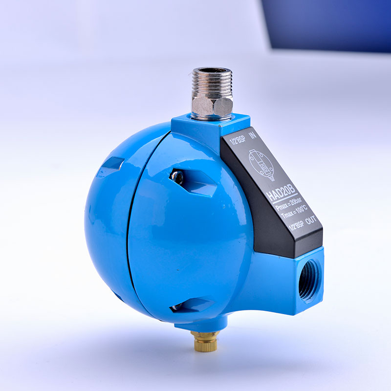 Visokokakovosten samodejni izpustni ventil z modro kroglo in časovnikom izpustni ventil za rezervne dele zračnega kompresorja