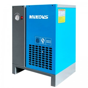 Mikovs 16bar SS304 Al Alloy 3-in-1 Heat Exchanger Refrigerant Dryer Air Compressor Drying Machine Compressed Refrigerated Air Dryer