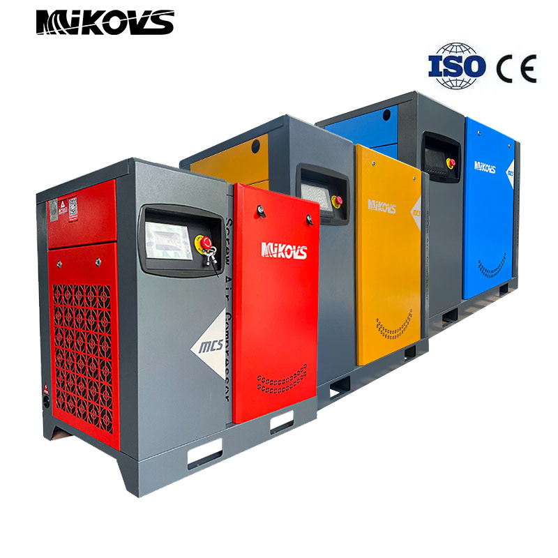 Mikovs Screw Air Compressor Industrial 15kw 8bar 10bar 12bar Compressor សន្សំសំចៃថាមពលមានប្រសិទ្ធភាពខ្ពស់